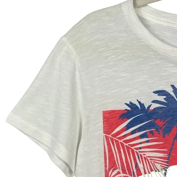 Billabong graphic tee, tropical sunset palm trees 100% cotton, never worn - Picture 4 of 8